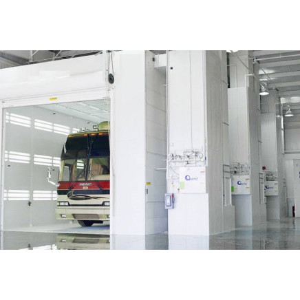 Long Bus Spray Booth, Industrial Auto Coating Equipment