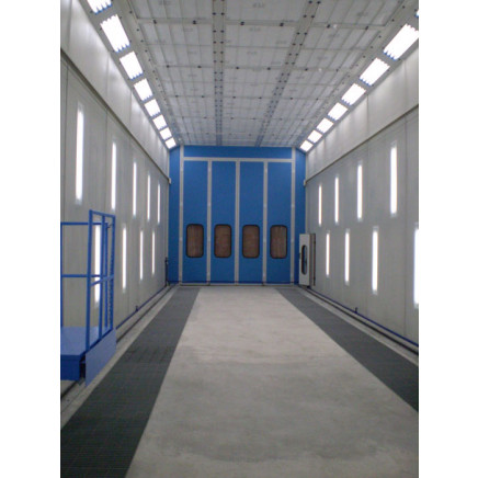 Long Bus Spray Paint Booth, Large Coating Line Machine