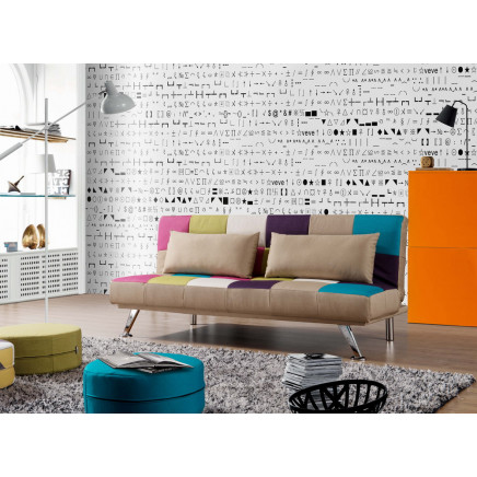 Lovely Fabric Folded Sofa Bed for Living Room