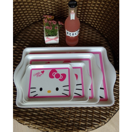 Lovelyhello Kitty Tray Plate Made of Melamine (KT004)