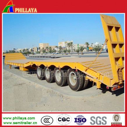 Low Bed Semi-Trailer with 4 Axles