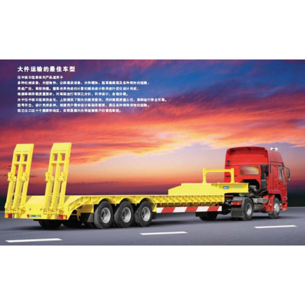 Lowbed Semi Trailer for Machine Transportation