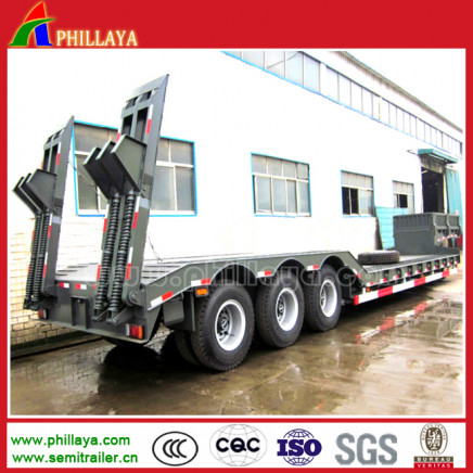 Lowboy Equipment Loader Flatbed Semi Truck Trailers