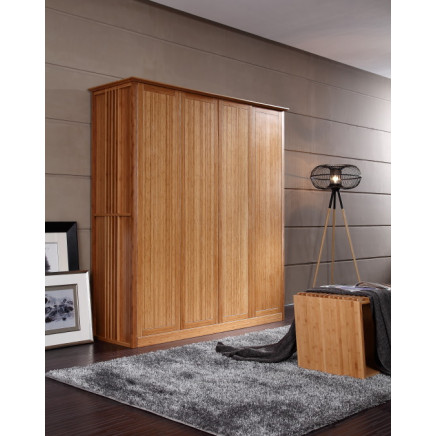 Luxurious Modern Bamboo Garderobe for Bed Furniture