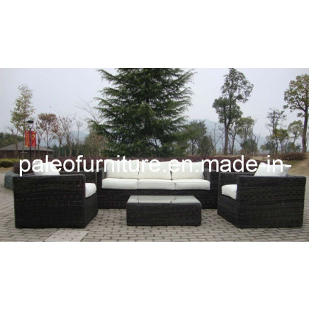 Luxury Round Garden Outdoor Patio Wicker Rattan Sofa (PAS-029B)