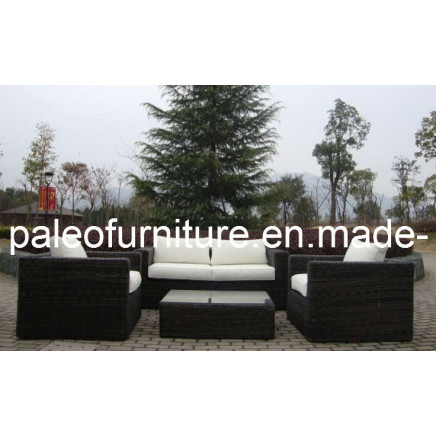 Luxury Round Wicker Garden Rattan Outdoor Sofa (PAS-029)