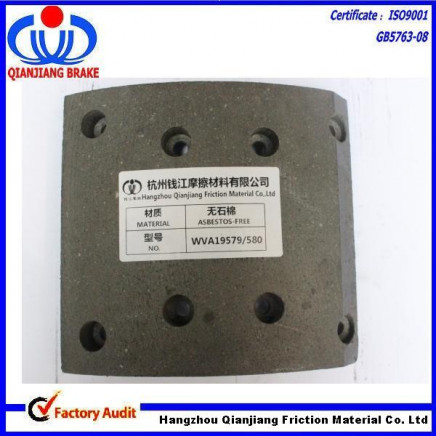 MB74 MB75 Brake Lining for Man Diesel Truck