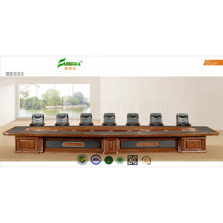 MDF High End Wood Veneer Conference Table