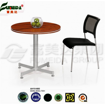 MFC High End Metal Foot Square Office Table