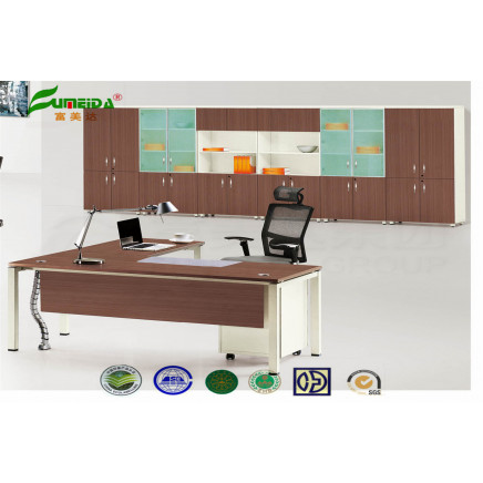 MFC Modern High End Office Furniture with Metal Foot