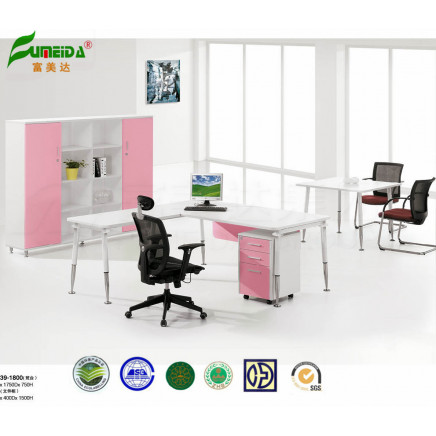 MFC Pink Modern High End Office Furniture
