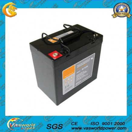 Made in China 12V55ah Deep Cycle UPS Battery Backup Battery DC12-55