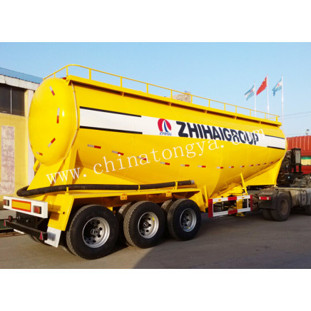 Manufacturer Tongya 3 Axles Bulk Cement Tank Trailer