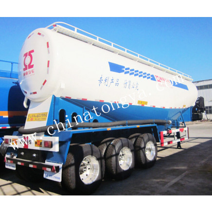 Manufacturer Tongya 3 Axles Bulk Cement Tanker Truck Trailer