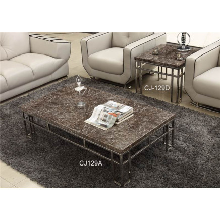 Marble Top Coffee Table Living Room Furniture