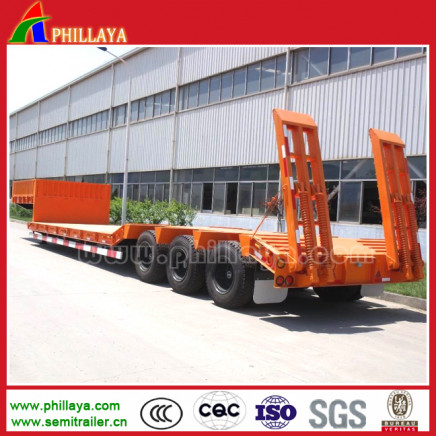 Mechanical Steel Suspension Tri-Axle Lowboy Truck