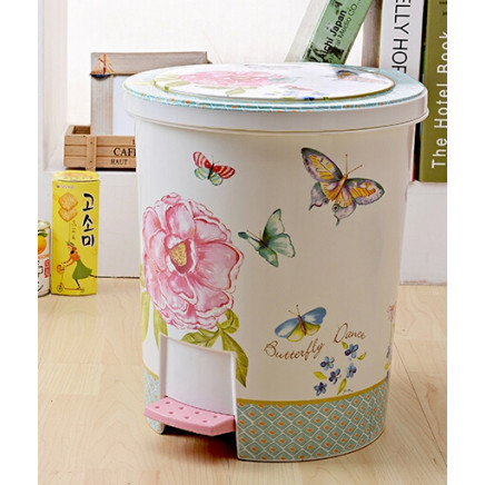 Melamine Dustbin Eco-Friendly Furniture Bathroom Decoration (SL9106)