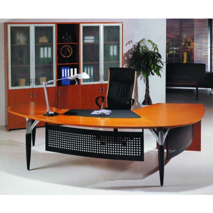 Melamine Office Executive Table / Desk (Hayden-we01)