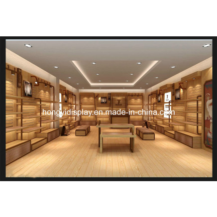 Men Shoes Shop Decoration for Store Fixture