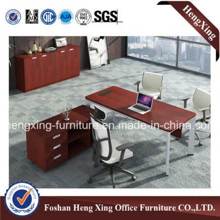Metal Frame L Shape Manager Office Table (HX-NJ5098)