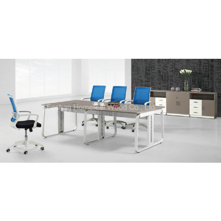 Metal Leg Simple Style Commercial Conference Table Furniture (HF-B028)