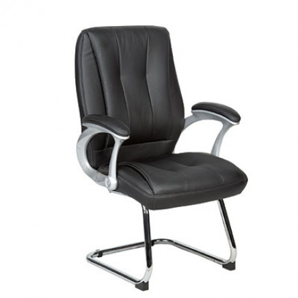Middle Back PU Leather Office Visitor Chair (FS-8716C)
