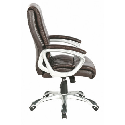 Middle Back PU Lether Swivel Executive Office Chair (Fs-8711b)