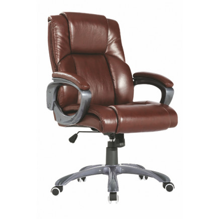 Middle Back PU Lether Swivel Executive Office Chair (Fs-8713b)