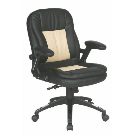Middle Back PU Office Swivel Executive Chair Fs-8707b