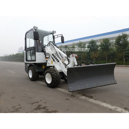 Mini Front Farm Loader (HQ908) with Snow Blade