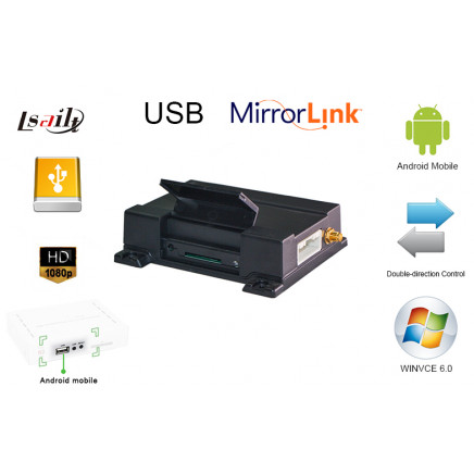 Mirror Link Navigation with Multi-Language, Music, Navigation
