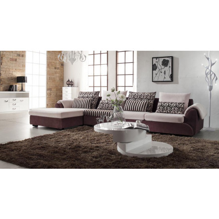 Mixmatch Fabric Living Room Corner/Sectional Sofa (C2083)