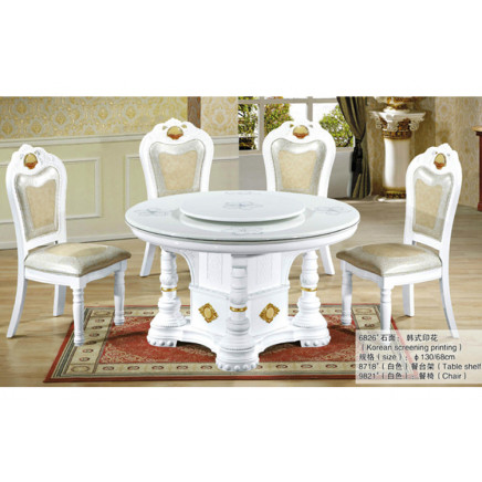 Model Dining Table Design White Dining Table (TM-6826)