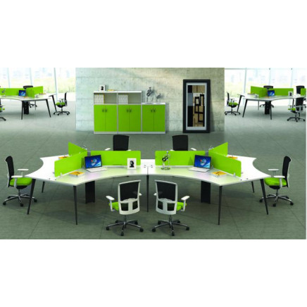Model Style Premium Staff Partition Workstations Office Desk (PS-15-MF01-4)