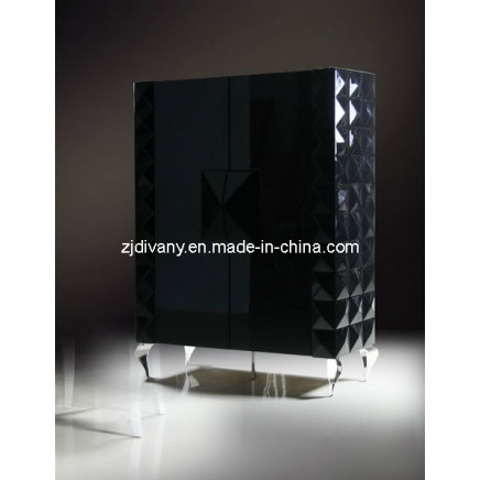 Modern Black Lacquer Cabinet (LS-546)