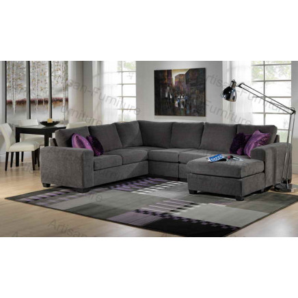 Modern Corner Living Room Sofa (JP-sf-009)