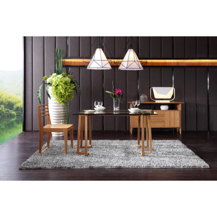 Modern Design Bamboo Dining Table and Chair / Bamboo Furniture Set