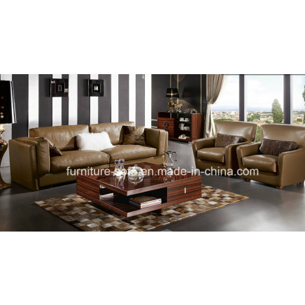 Modern Design Office Furniture Home Furniture Top Leather Sofa (K11)