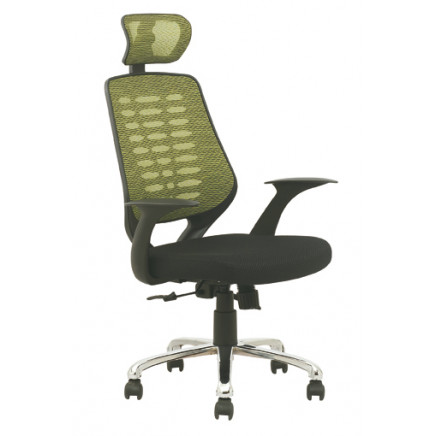 Modern Ergonomic High Back Director Mesh Chair with Headrest Fs-802