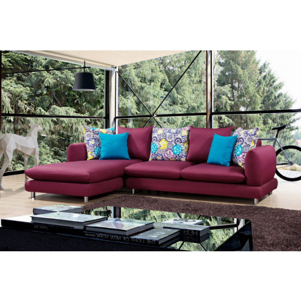 Modern Fabric Sofa with Armrest