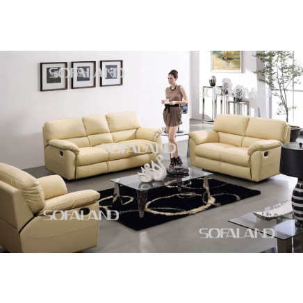 Modern Furniture Recliner Leather Sofa Set (814)