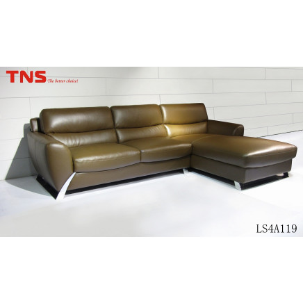 Modern Geniune Leather Sofa of Living Furniture (LS4A119)