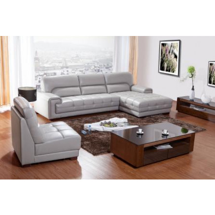 Modern Genuine Leather Design Home Sofa Furniture