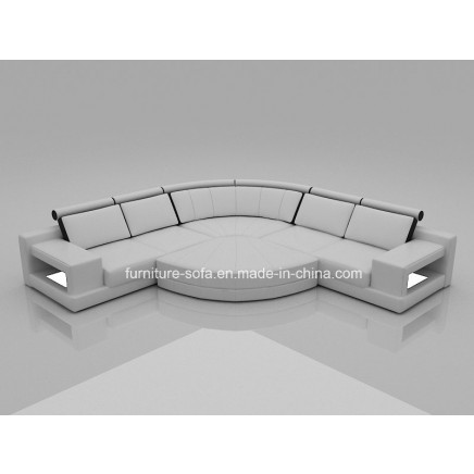 Modern Home Office Furniture White High Back with Ottoman (SF198)