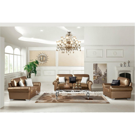 Modern House Furniture Top Leather 123seater Sofa (K24)