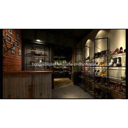 Modern Ladies Shoe Display Stand with The Shop Interior Design