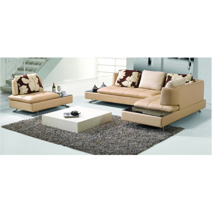 Modern Leather Sectional Sofa Set Jfc-10