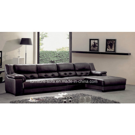 Modern Living Room Furniture Hot Sales Top Leather Sofa Set (SO04)
