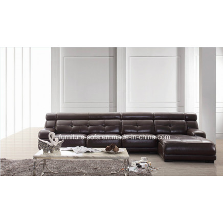 Modern Living Room Furniture Top Leather Sofa Set (SO03)