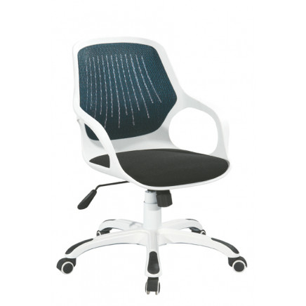Modern Low Back White Frame Staff Mesh Chair (Fs-805)